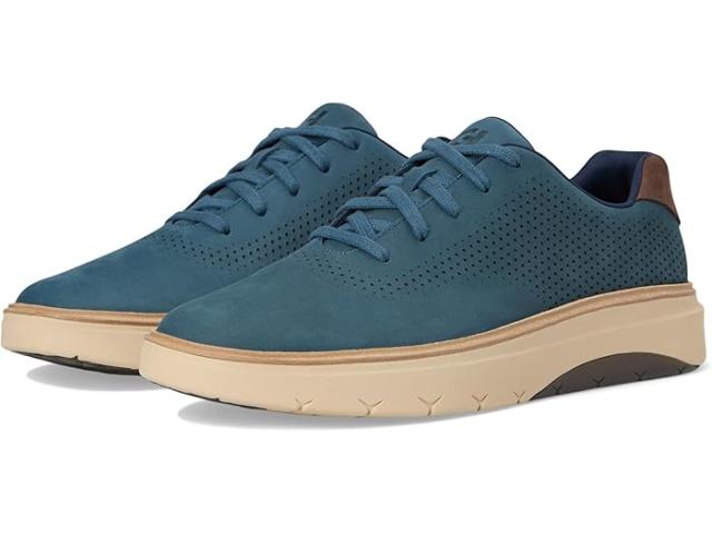 (取寄) コールハーン メンズ グランドプロ レーザー スニーカー Cole Haan men Cole Haan Grandpro Featherarc Laser Sneakers Orion Blue Nubuck/Oxford Tan/Lava