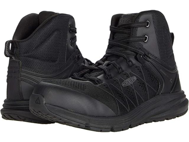 (取寄) キーン ユーティリティ メンズ ビスタ エナジー ミッド KEEN Utility men  Vista Energy Mid Black/Raven