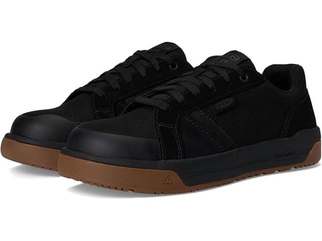 (取寄) キーン ユーティリティ レディース ケントン ワーク シューズ トゥ) KEEN Utility women Kenton Work Shoes (Carbon Toe) Black/Gum