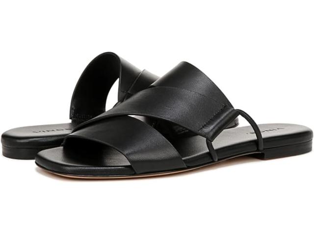 (取寄) ヴィンス レディース ディラン スライド サンダル Vince women Vince Dylan Slide Sandals Blackの通販は 40,070円