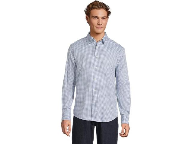 (取寄) ファリティ メンズ ムーブメント シャツ Faherty men Movement Shirt Light Blue Gingham