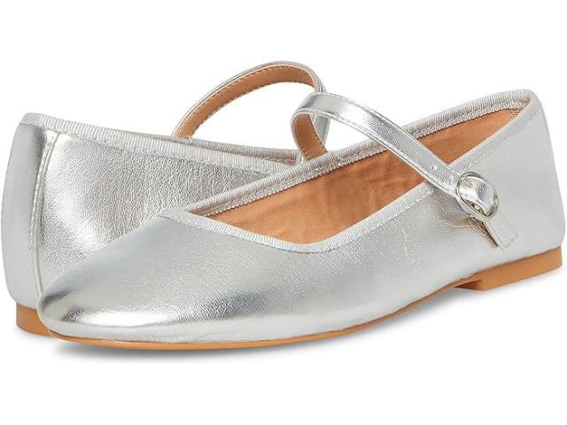 (取寄) スティーブマデン レディース バイオレット フラッツ Steve Madden women Steve Madden Violette Flat Silver llic