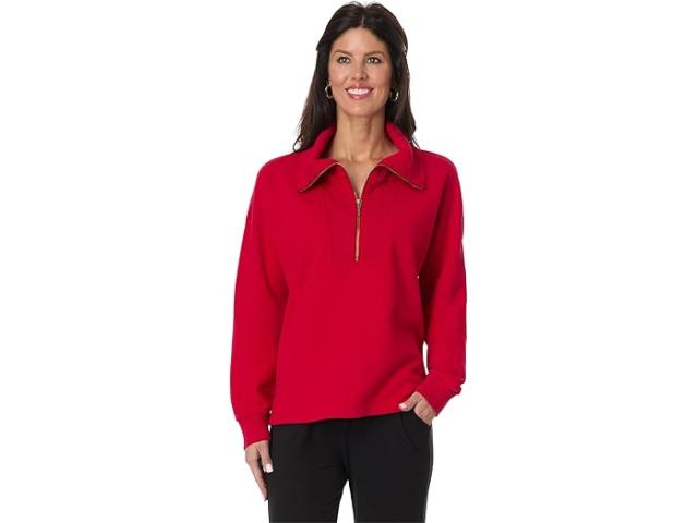 (取寄) モッドオードック レディース ロング スリーブ ハーフ ジップ スウェットシャツ Mod-o-doc women Mod-o-doc Long Sleeve Half Zip Sweatshirt Santa Redの通販は 17,510円