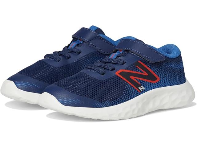 (取寄) ニューバランス キッズ キッズ 520v8 バンジー レース (インファント/トドラー) New Balance Kids kids New Balance Kids 520v8 Bungee Lace (Infant/Toddler) NB Navy/Neo Flameの通販は