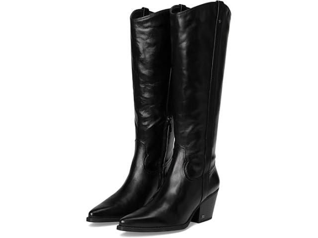 (取寄) サムエデルマン レディース ワイアット Sam Edelman women Wyatt Black Leather Wide Calf