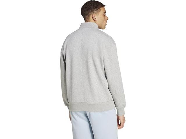 (取寄) アディダス メンズ オール SZN フリース 1/4 ジップ クルー adidas men adidas All SZN Fleece 1/4 Zip Crew Medium Grey Heatherの通販は
