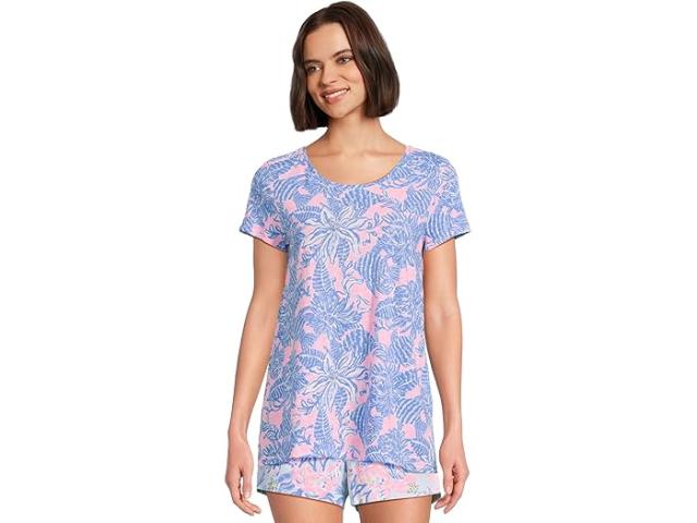 (取寄) リリー ピュリッツァー レディース エッタ スクープ ネック Lilly Pulitzer women Etta Scoop Neck Conch Shell Pink Up Scale