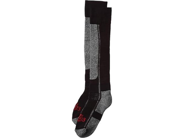 (取寄) ホットチリ メンズ プレミアム ミッド ボリューム ソックス Hot Chillys men Premium Mid Volume Socks Black/Heather