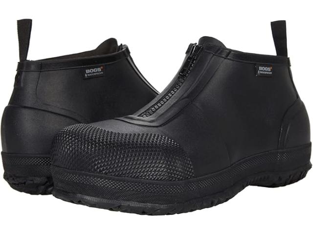 (取寄) ボグス オーバーシュー ジップ コンポジット セーフティー トゥ Bogs Overshoe Zip Composite Safety Toe Black