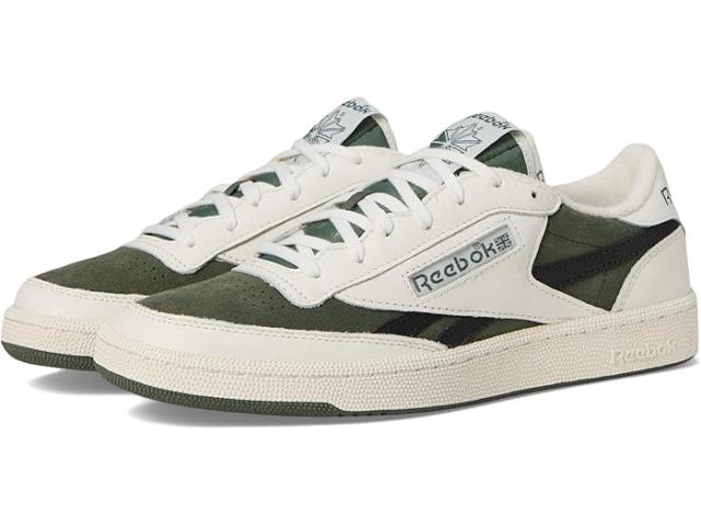 (取寄) リーボック ライフスタイル クラブ シー リベンジ ビンテージ リ Reebok Lifestyle Club C Revenge Vintage II Chalk/Breakaway Green/Washed Black