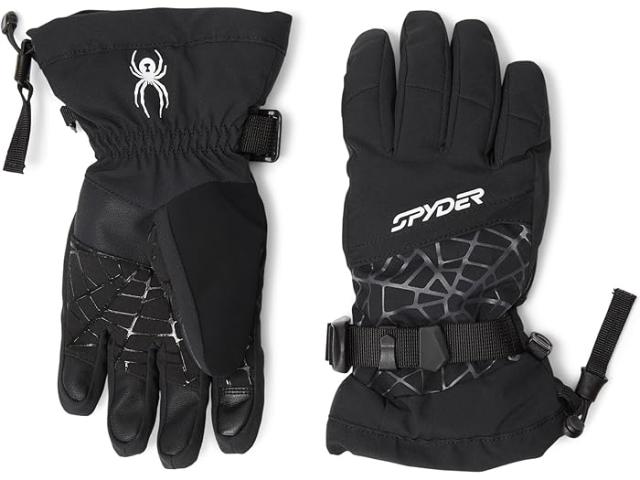 (取寄) スパイダー キッズ ボーイズ オーバーウェブ グローブ (ビッグ キッド) Spyder Kids boys Spyder Kids Overweb Gloves (Big Kid) Blackの通販は