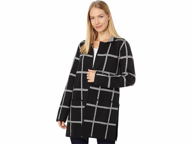 (取寄) ハットレイ レディース セーター ブレーザー Hatley women Hatley Sweater Blazer Windowpane Plaidの通販は