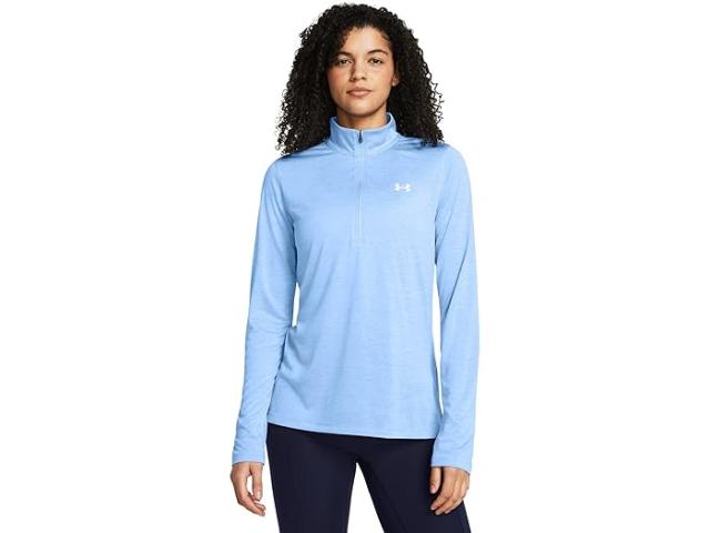 (取寄) アンダーアーマー レディース テック 1/4 ジップ ツイスト Under Armour women Under Armour Tech 1/4 Zip Twist Horizon Blue/Whiteの通販は