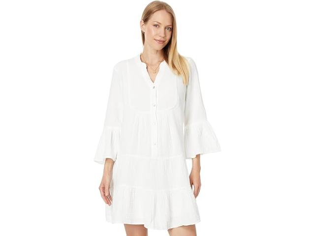 (取寄) ファリティ レディース ドリーム コットン ガーゼ ケイシー ドレス Faherty women Dream Cotton Gauze Kasey Dress White