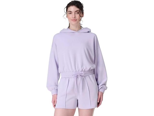 (取寄) スウェッティ ベティ レディース サンド ウォッシュ クロップ ブーディ Sweaty Betty women Sand Wash Cloudweight Crop Hoodie Heather Purple