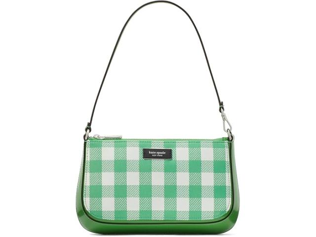 (取寄) ケイトスペード レディース サム アイコン ギンガム フィールド ファブリック ミニ ポシェット Kate Spade New York women Sam Icon Gingham Field Fabric Mini Pochette Candy Grass Multiの通販は 43,860円