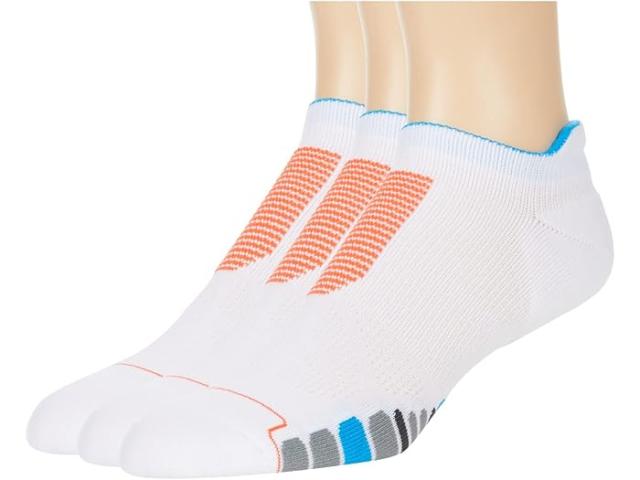 (取寄) ユーロソックス ファントム ラン ライト ノー ショー タブ 3-パック Eurosock Phantom Run Light No Show Tab 3-Pack White
