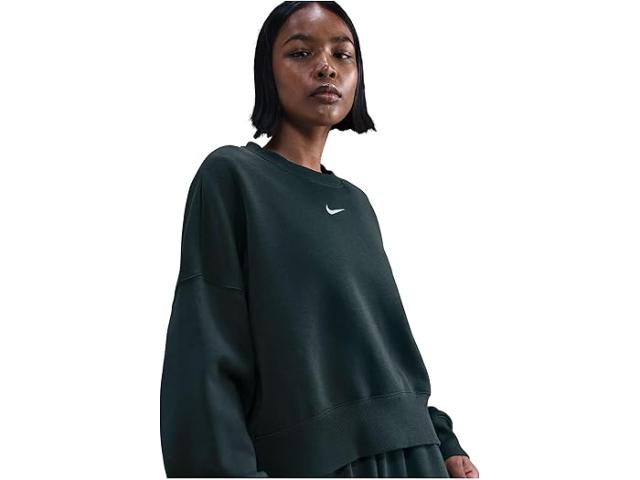 (取寄) ナイキ レディース スポーツウェア フェニックス フリース オーバー-オーバーサイズ クルー ネック スウェットシャツ Nike women Sportswear Phoenix Fleece Over-Oversized Crew Neck Sweatshirt Seaweed/Sail