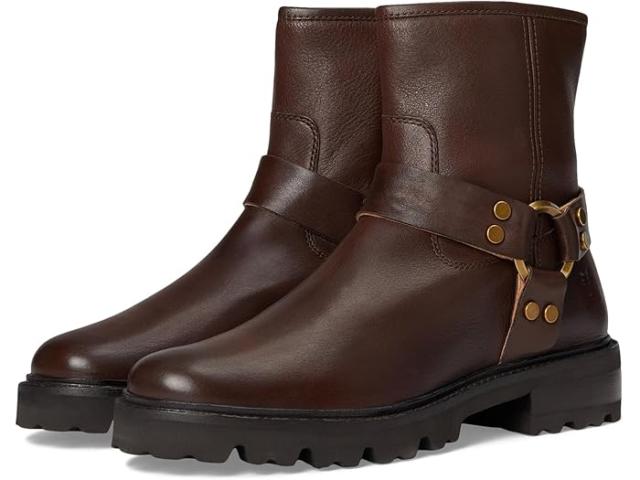 (取寄) フライ レディース オリヴィア ハーネス ショート Frye women Olivia Harness Short Chocolate