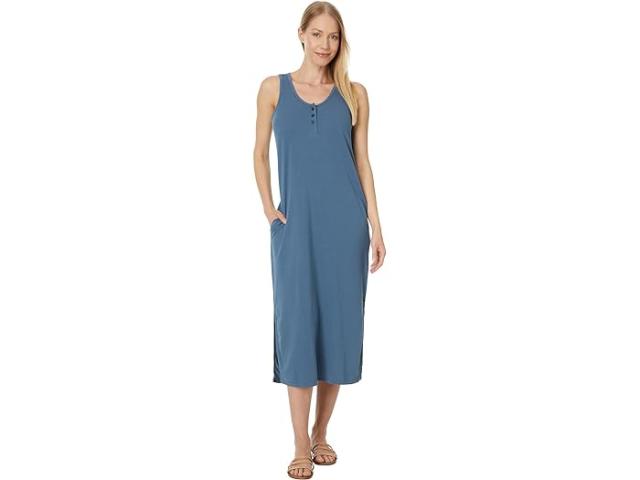 (取寄) トードアンドコー レディース ピル ヘンリー ミディ タンク ドレス Toad&Co women Toad&Co Piru Henley Midi Tank Dress Pacific Blueの通販は