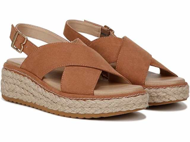 (取寄) ドクターショール レディース エンバー エスパドリーユ サンダル Dr. Scholl's women Dr. Scholl's Ember Espadrille Sandal Chip Brown Microfiberの通販は