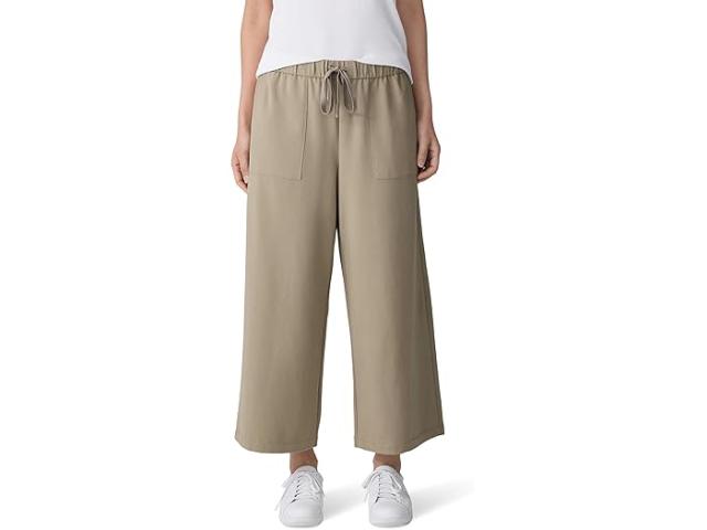 (取寄) アイリーン フィッシャー レディース ワイド クロップド パンツ Eileen Fisher women Wide Cropped Pants Twig