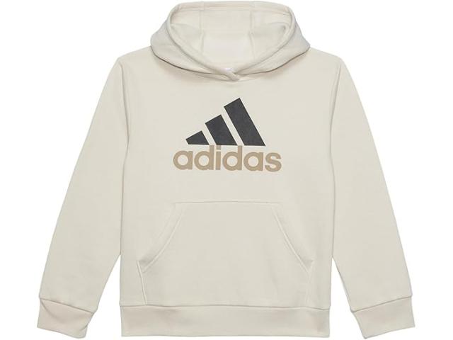 (取寄) アディダス キッズ ボーイズ エッセンシャル フーデット プルオーバー (ビッグ キッズ) adidas Kids boys Essential Hooded Pullover (Big Kids) Aluminaの通販は