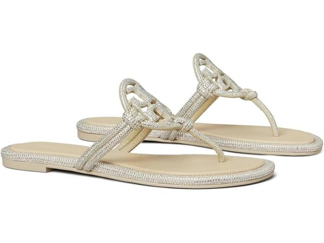 (取寄) トリーバーチ レディース ミラー ノッテッド パヴェ Tory Burch women Tory Burch Miller Knotted Pave Stone Grayの通販は