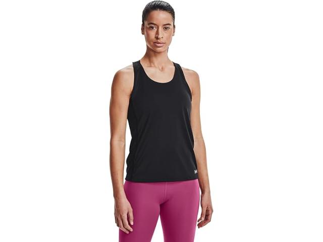 (取寄) アンダーアーマー レディース フライ バイ タンク Under Armour women Fly By Tank Black/Reflective