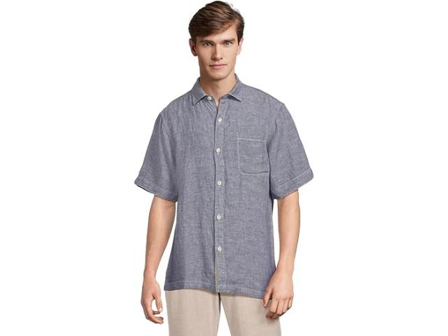 (取寄) トミーバハマ メンズ ショート スリーブ パラダイス ブリーザー  Bahama men Short Sleeve Paradise Breezer  Navy