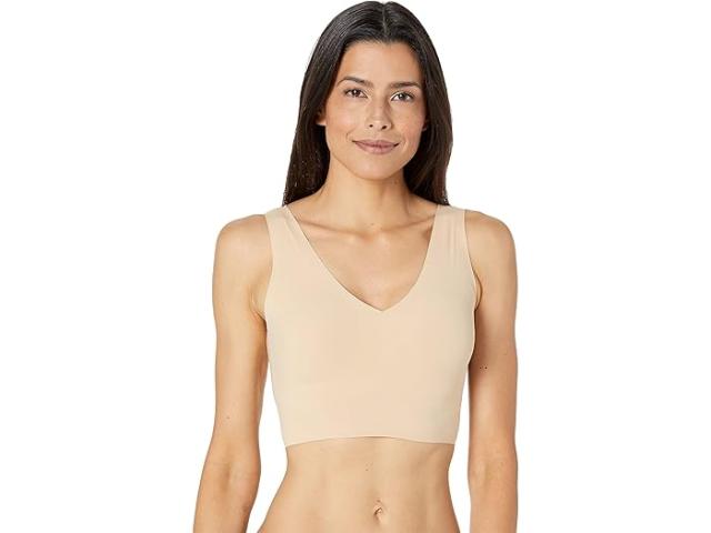 (取寄) カルバンクライン アンダーウェア レディース インビジブルズ コンフォート ライト ライン ブラレット V-ネック Calvin Klein Underwear women Invisibles Comfort Light Lined Bralette V-Neck Bareの通販はスポーツブラ