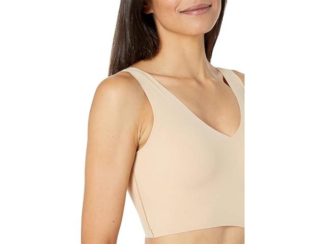 (取寄) カルバンクライン アンダーウェア レディース インビジブルズ コンフォート ライト ライン ブラレット V-ネック Calvin Klein Underwear women Invisibles Comfort Light Lined Bralette V-Neck Bareの通販は