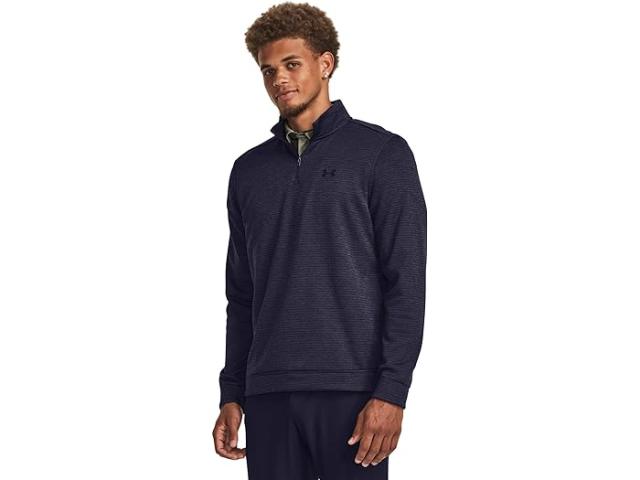 (取寄) アンダーアーマー ゴルフ メンズ ストーム セーター フリース 1/4 ジップ Under Armour Golf men Under Armour Golf Storm Sweater Fleece 1/4 Zip Midnight Navy/Midnight Navyの通販は 15,430円
