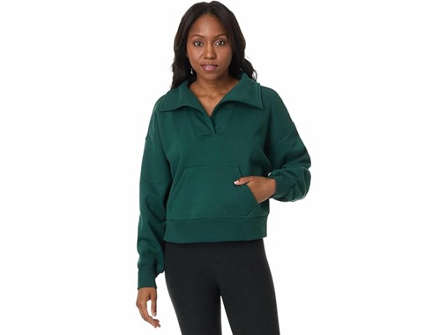 (取寄) ビヨンドヨガ レディース ストリート スマート プルオーバー Beyond Yoga women Beyond Yoga Street Smart Pullover Dark Spruce Greenの通販は