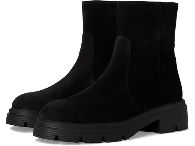 (取寄) スチュアート ワイツマン レディース ハドソン ライト ジップ ブーティ Stuart Weitzman women Hudson Lite Zip Bootie Black