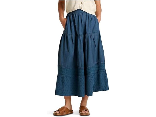 (取寄) トードアンドコー レディース エアスケープ ミディ スカート Toad&Co women Airscape Midi Skirt Midnight Dobby