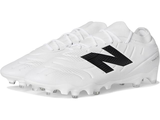 (取寄) ニューバランス テケラ チーム ロウ レース エフジー v5 サッカー クリーツ New Balance Tekela Team Low Laced FG V5 Soccer Cleats White/Black/Silver