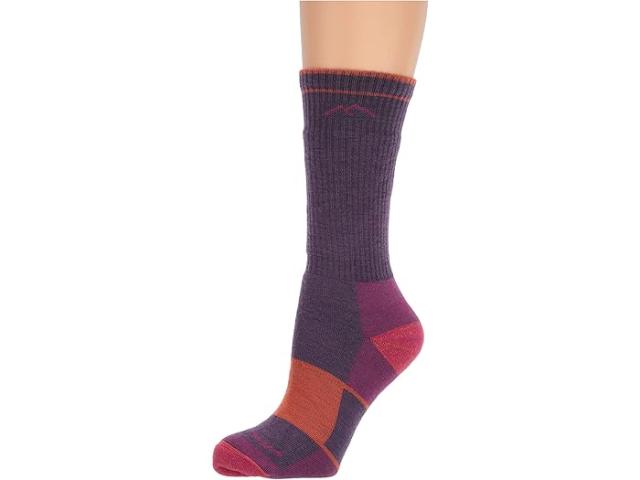 (取寄) ダーンタフバーモント レディース メリノ ウール ブーツ ソックス フル クッション Darn Tough Vermont women Merino Wool Boot Socks Full Cushion Plum Heather