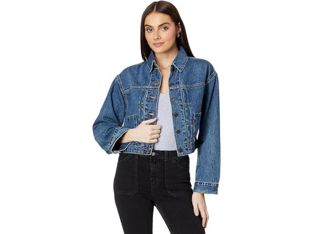 (取寄) リーバイス プレミアム レディース テーラード 90s トラッカー Levi's Premium women Levi's Premium Tailored 90s Trucker Missed My Flightの通販は 23,890円