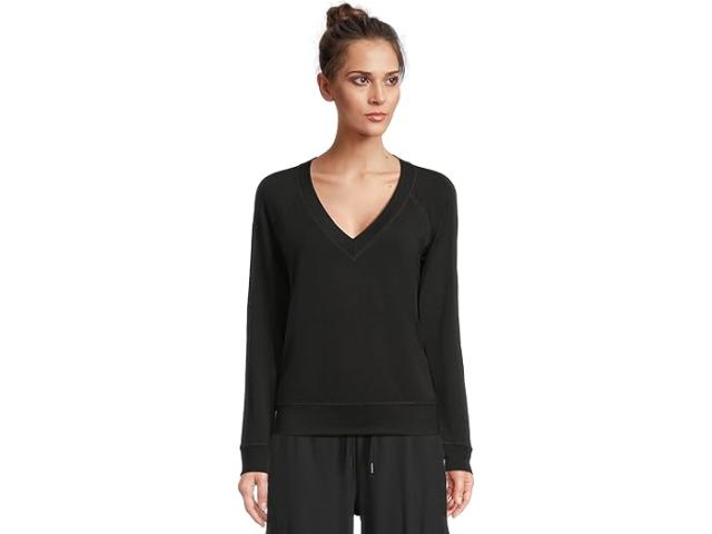 (取寄) スピリッツ 59 レディース ベニー フリース V-ネック スウェットシャツ Splits59 women Bennie Fleece V-neck Sweatshirt Black