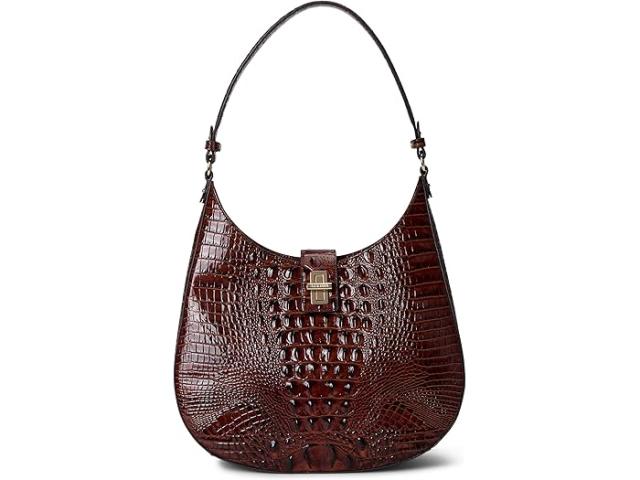 (取寄) ブラーミン レディース ファロン スリム ショルダーバッグ Brahmin women Fallon Slim Shoulderbag Pecan