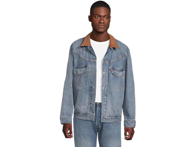 (取寄) リーバイス プレミアム メンズ ウェスタン トラッカー Levi's Premium men Western Shorthorn Trucker Off To Paris