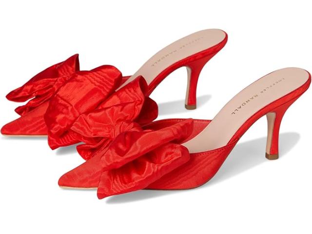 (取寄) ロフラー ランドール レディース マーゴット ボウ ミュール Loeffler Randall women Margot Bow Mule Red