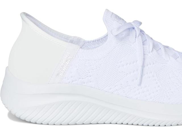 (取寄) スケッチャーズ レディース マーサ スチュワート - ウルトラ フレックス 3.0 -バック オン トラック - ハンズ フリー スリップ-インス SKECHERS women Martha Stewart - Ultra Flex 3.0 -Back On Track - HANDS FREE SLIP-INS White