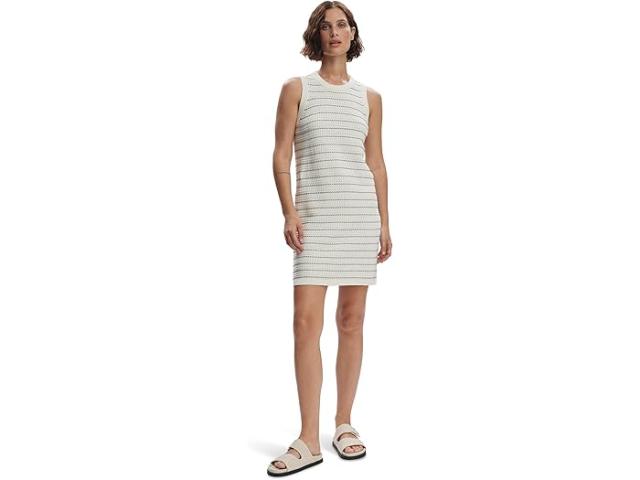 (取寄) バーリー レディース ミンディ コントラスト ステッチ ニット ドレス Varley women Mindy Contrast Stitch Knit Dress Egret