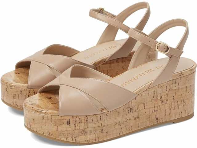 (取寄) スチュアート ワイツマン レディース カルメン ミディ ウェッジ Stuart Weitzman women Stuart Weitzman Carmen Midi Wedge Adobeの通販は
