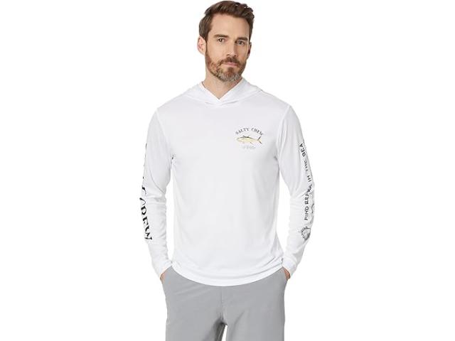 (取寄) ソルティ クルー メンズ アヒ マウント フード サンシャツ Salty Crew men Ahi Mount Hood Sunshirt Whiteの通販は 10,410円