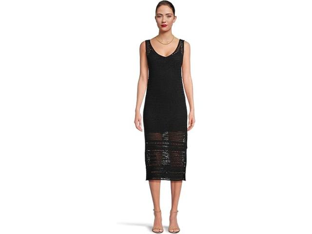 (取寄) トミーバハマ レディース クローシェ ミディ ドレス  Bahama women Crochet Midi Dress Black