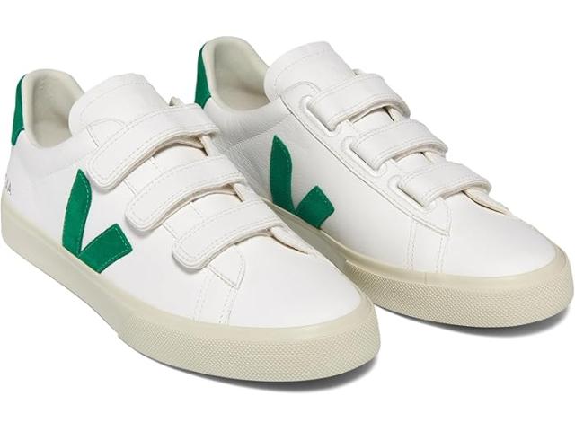 (取寄) ヴェジャ レディース レシフェ ロゴ VEJA women Recife Logo Extra White/Emeraude