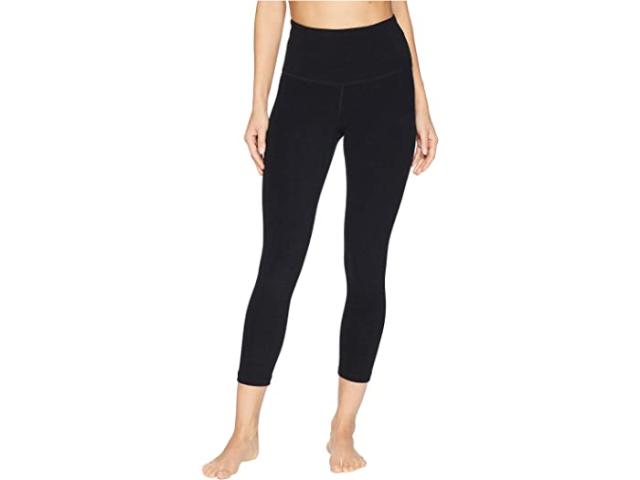 (取寄) ビヨンドヨガ レディース スペースダイ ハイ ウェスト カプリ レギンス Beyond Yoga women  Spacedye High Waisted Capri Legging Darkest Night